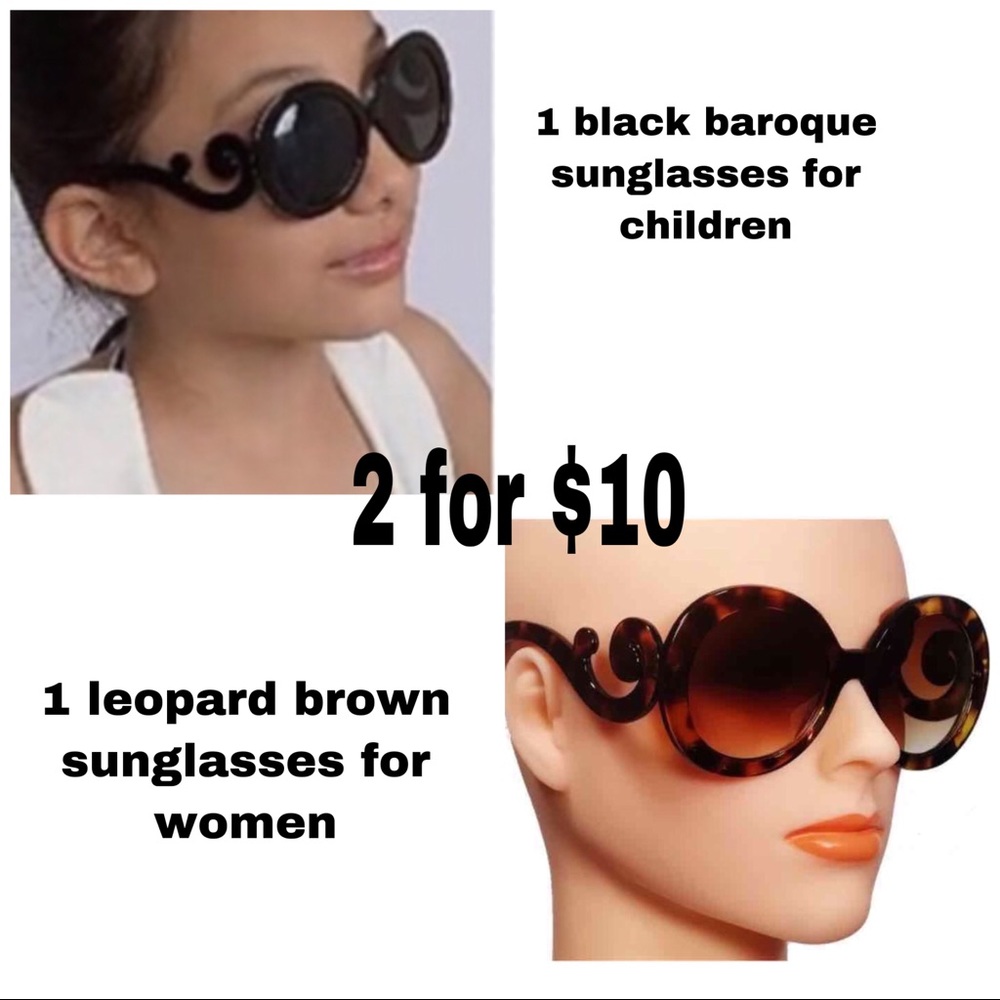 2 for $10 sunglasses for mommy and daughter
